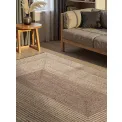 Dywan Juno 160x230cm Line Natural White Brown 100% juta - 4