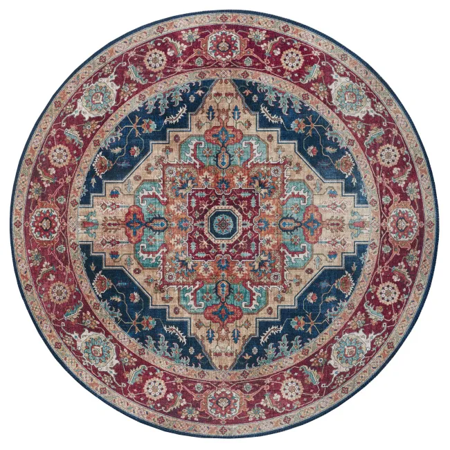 Dywan Asmar 160cm Sylla Indigo Blue okrągły