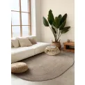 Dywan Jute Braided 160x230cm Rangpur Natural Grey Brown owalny 100% juta - 4