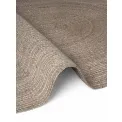 Dywan Jute Braided 160x230cm Rangpur Natural Grey Brown owalny 100% juta - 11