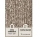 Dywan Jute Braided 160x230cm Rangpur Natural Grey Brown owalny 100% juta - 10