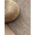 Dywan Jute Braided 160x230cm Rangpur Natural Grey Brown owalny 100% juta - 5