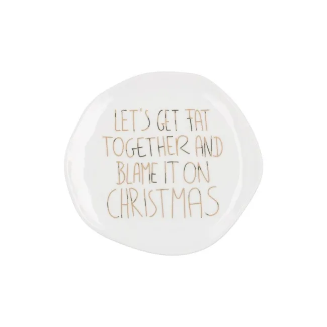 Talerz Let's Get Fat Together 14cm - 1
