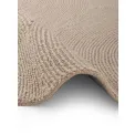 Dywan Calmio 200cm Light Beige okrągły 100% wełna - 11