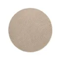 Dywan Calmio 200cm Light Beige okrągły 100% wełna - 1