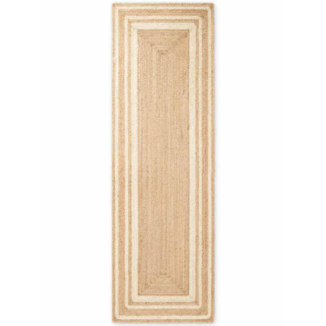 Dywan Looma 80x250cm Natural Gold Ivory 100% juta