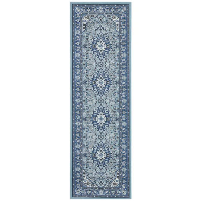Dywan Mirkan 80x250cm Skazar Isfahan Skyblue