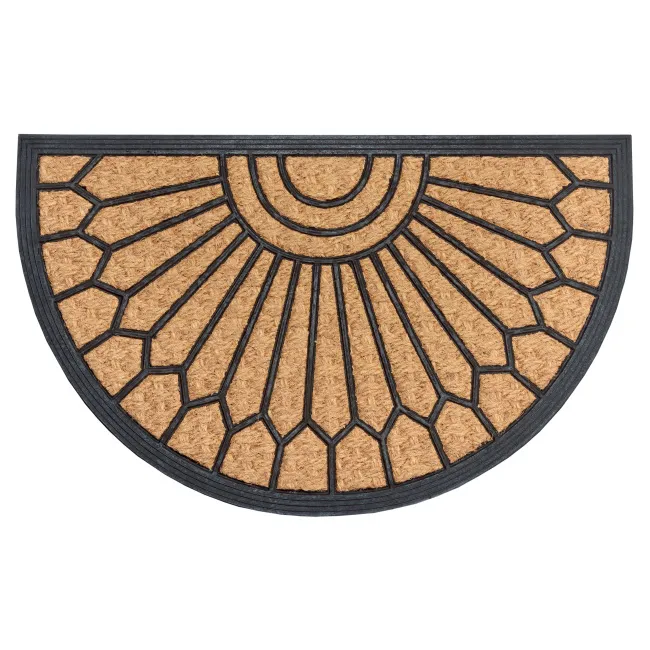 Wycieraczka Mix Mats 45x75cm Geometric Ornament Cocos półokrągła