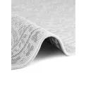 Dywan Duet 160cm Rosel White Grey dwustronny okrągły do wnętrz i na zewnątrz - 12