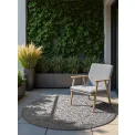 Dywan Duet 160cm Rosel White Grey dwustronny okrągły do wnętrz i na zewnątrz - 7