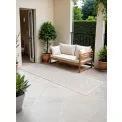 Dywan Duet 80x250cm Rosel White Grey dwustronny do wnętrz i na zewnątrz - 4