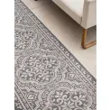 Dywan Duet 80x250cm Rosel White Grey dwustronny do wnętrz i na zewnątrz - 8