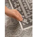 Dywan Duet 80x250cm Rosel White Grey dwustronny do wnętrz i na zewnątrz - 13