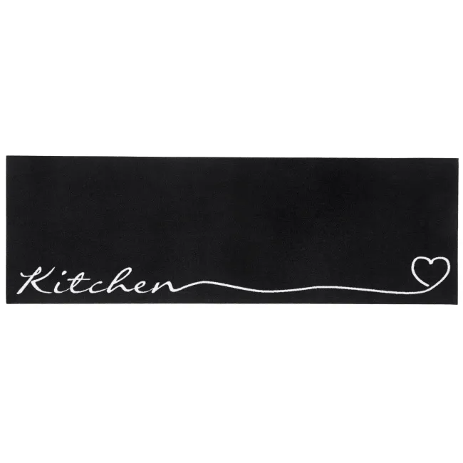 Dywan kuchenny Cook&Clean 50x150cm Black White