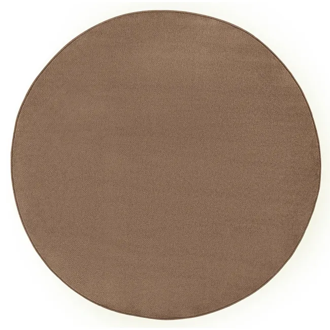 Dywan Fancy 200cm Uni Colour Brown okrągły