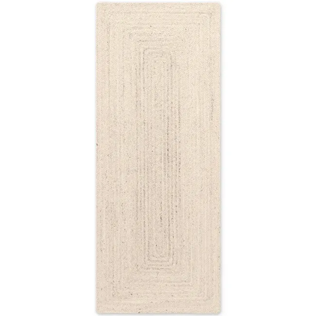 Dywan Juno 80x200cm True White 100% juta