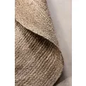 Dywan Jute Braided 100cm Rangpur Natural Grey Brown okrągły 100% juta - 9