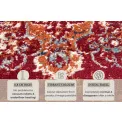 Dywan Luxor 120x170cm Maderno Red Multicolor - 6