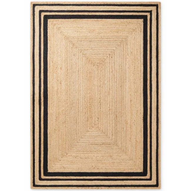 Dywan Looma 200x300cm Natural Gold Black 100% juta