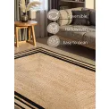 Dywan Looma 200x300cm Natural Gold Black 100% juta - 6