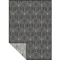 Dywan Pangli 80x150cm Black dwustronny do wnętrz i na zewnątrz - 11