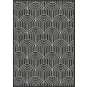 Dywan Pangli 80x150cm Black dwustronny do wnętrz i na zewnątrz - 2