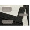 Dywan Twin 160x230cm Panama Black Cream dwustronny do wnętrz i na zewnątrz - 5