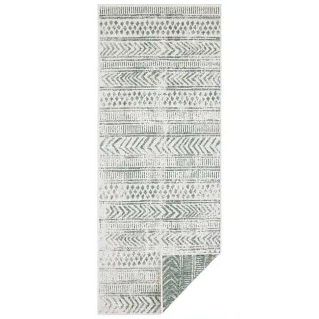 Dywan Twin Supreme 80x250cm Biri Green Cream dwustronny do wnętrz i na zewnątrz