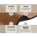Wycieraczka Wash&Clean 60x180cm Caramel - 4