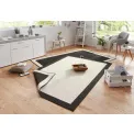 Dywan Twin 200x290cm Panama Black Cream dwustronny do wnętrz i na zewnątrz - 3
