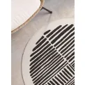Dywan Haringey 200cm Bounds Black White okrągły - 4