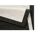 Dywan Twin 80x350cm Panama Black Cream dwustronny do wnętrz i na zewnątrz - 7