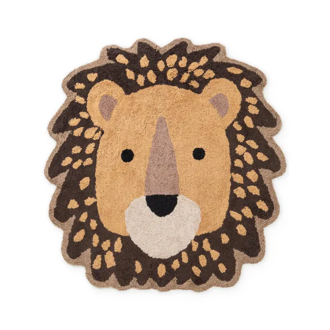 Dywan dziecięcy Snuggle 120x125cm Riva Roary Brown 100% bawełna