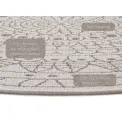 Dywan Twin 100cm Porto Linen dwustronny okrągły do wnętrz i na zewnątrz - 5