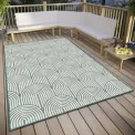 Dywan Pangli 80x150cm Green dwustronny do wnętrz i na zewnątrz - 4