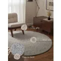 Dywan Wolly 200cm Grey tuftowany okrągły - 6