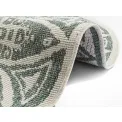 Dywan Nora 100cm Lilja Green dwustronny okrągły do wnętrz i na zewnątrz - 6