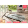 Dywan Nora 100cm Lilja Green dwustronny okrągły do wnętrz i na zewnątrz - 4