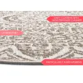 Dywan Nora 140cm Lilja Linen dwustronny okrągły do wnętrz i na zewnątrz - 5