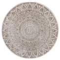 Dywan Nora 140cm Lilja Linen dwustronny okrągły do wnętrz i na zewnątrz - 2