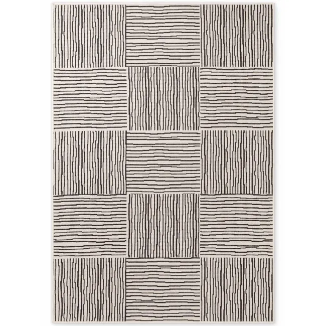 Dywan Haringey 120x170cm Nightingale Black White