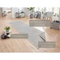 Dywan Twin Supreme 80x250cm Palma Grey Cream dwustronny do wnętrz i na zewnątrz - 5