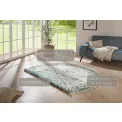 Dywan Twin Supreme 200cm Borbon Green Cream dwustronny okrągły do wnętrz i na zewnątrz - 4