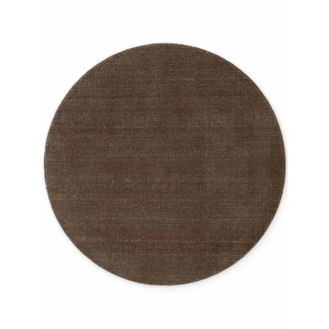 Dywan Greenwich 160cm Croom Brown okrągły 100% wełna