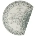 Dywan Twin Supreme 140cm Borbon Green Cream dwustronny okrągły do wnętrz i na zewnątrz - 1
