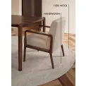 Dywan Greenwich 200cm Croom Natural White okrągły 100% wełna - 8