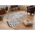 Dywan Twin 80x350cm Malta Grey Cream dwustronny do wnętrz i na zewnątrz - 3