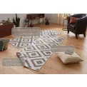 Dywan Twin 80x250cm Malta Grey Cream dwustronny do wnętrz i na zewnątrz - 4