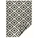 Dywan Twin 240x340cm Malta Black Cream dwustronny do wnętrz i na zewnątrz - 3