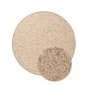 Dywan Wolly 133cm Beige Brown tuftowany okrągły - 3